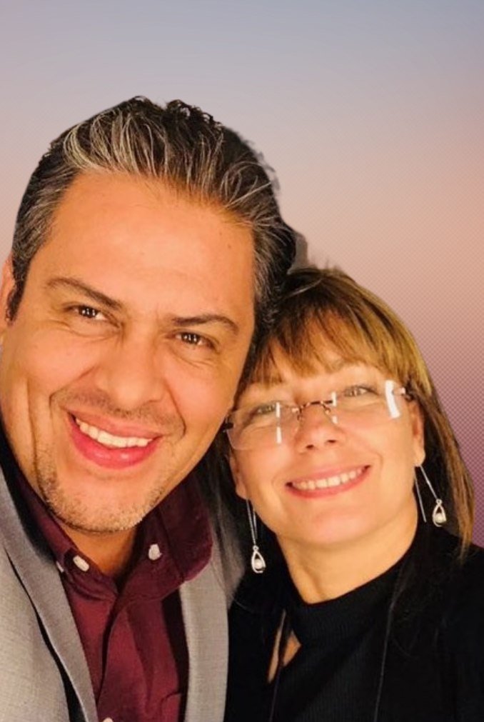 Alejandro Cabello and his wife Sinuhe Estrabao